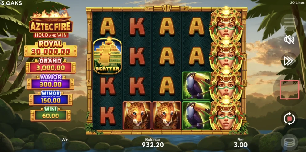 Aztec Fire: Hold and Win