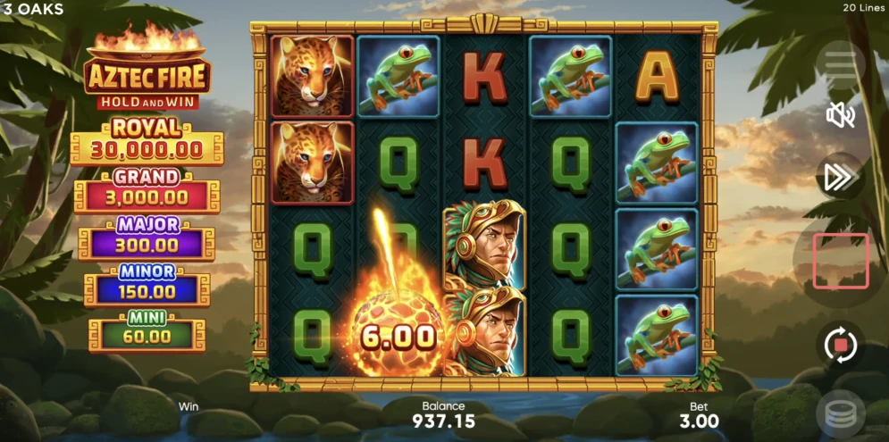 Aztec Fire: Hold and Win Slot