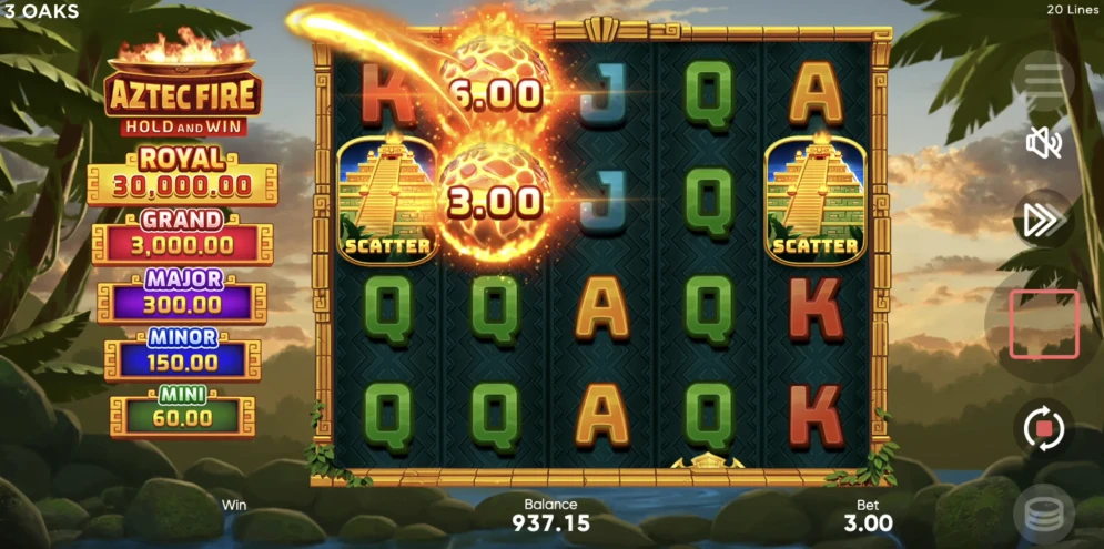 Aztec Fire: Hold and Win Slot